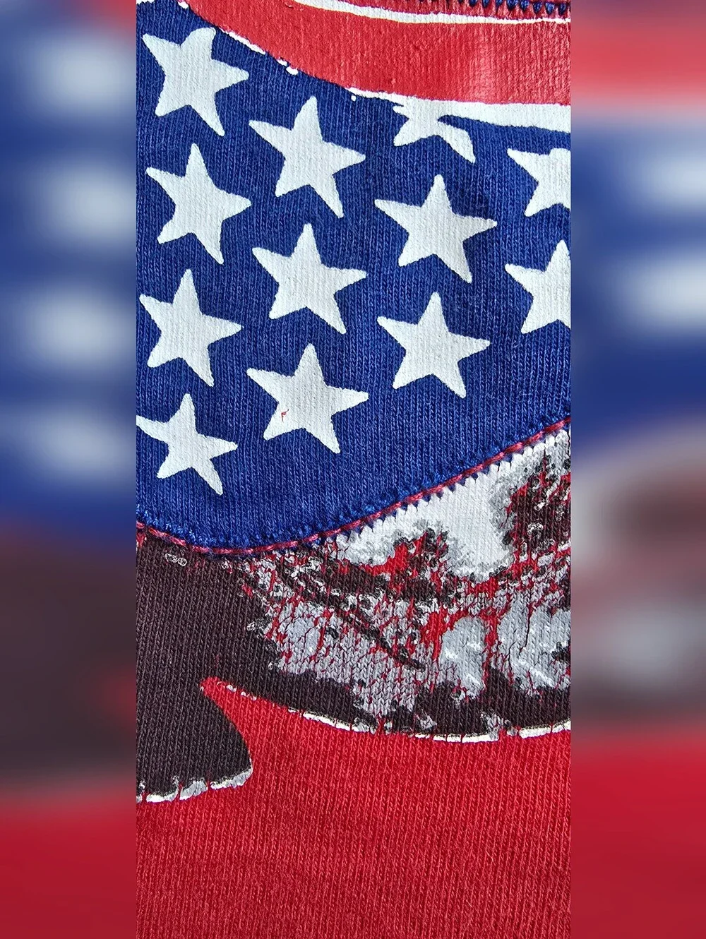 Gymboree Red White & Blue French Bulldog Patriotic T-Shirt 4th of July